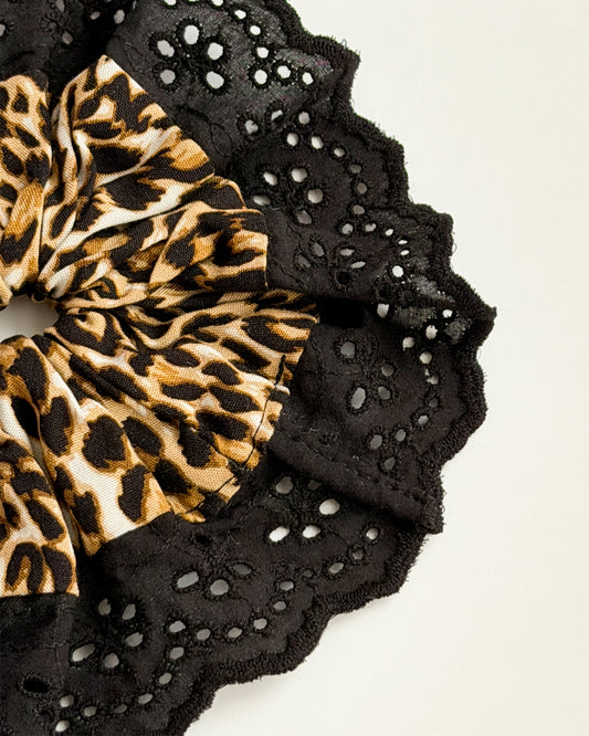 Noir Savannah Scrunchie