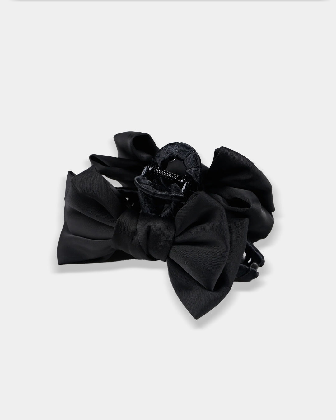 Noir Bow Clip