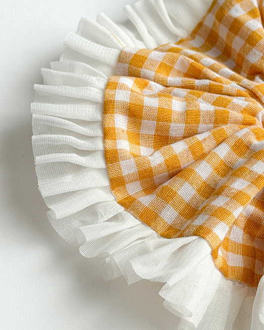 Lemon Soufflé Scrunchie