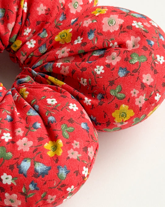 Poppy Garden Blossom Scrunchie