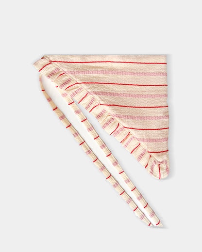 Rosé Stripe Bandana