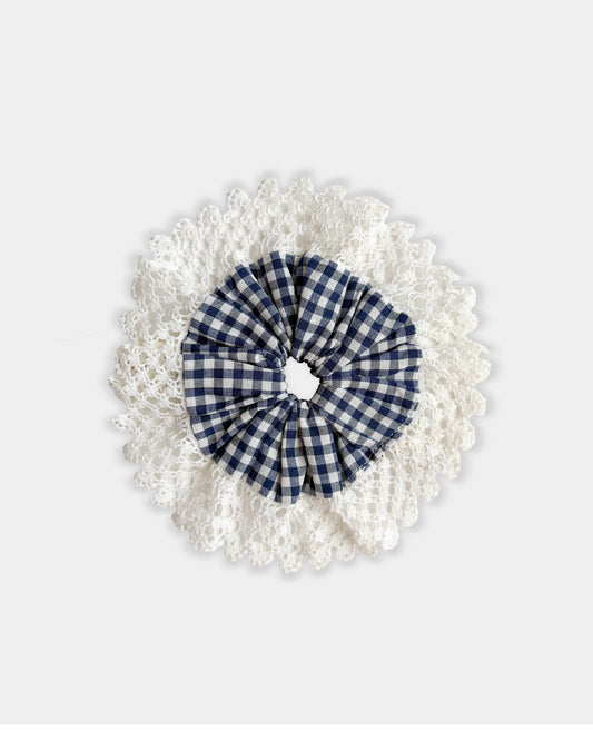 Seaside Lace Scrunchie