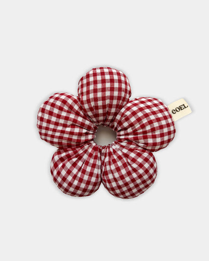Cranberry Blossom Scrunchie