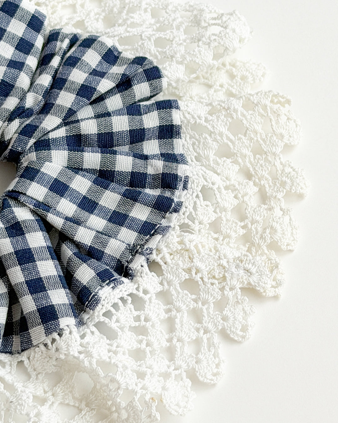 Seaside Lace Scrunchie