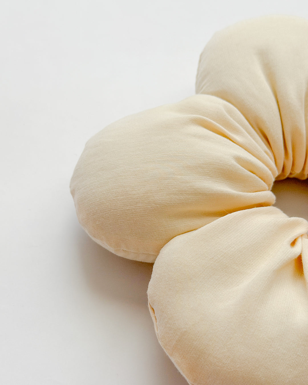 Vanilla Cloud Bloom Scrunchie