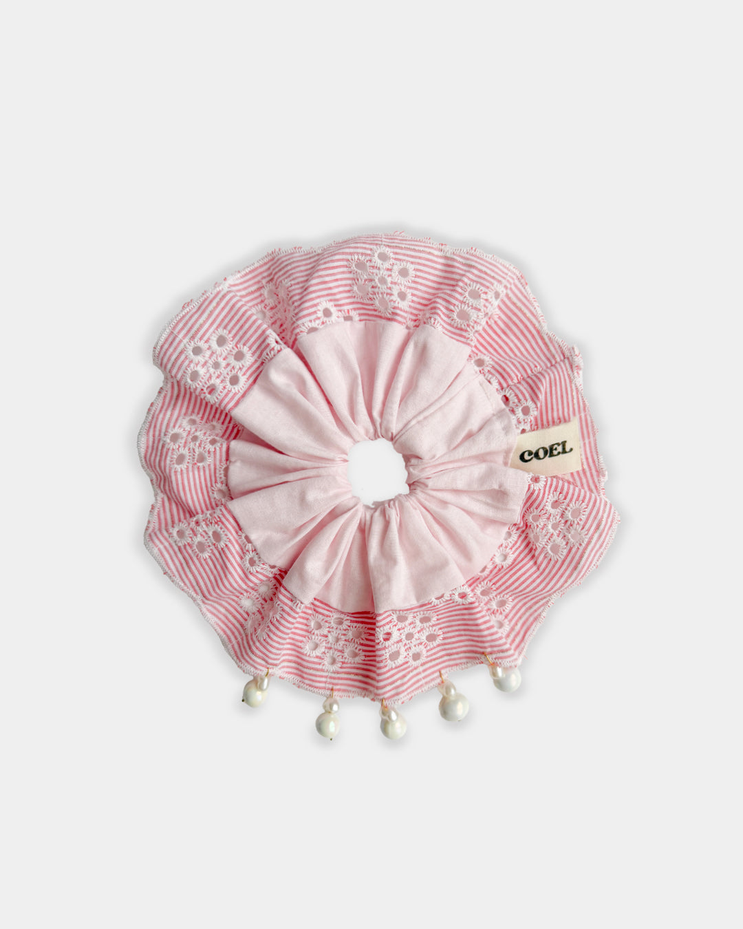 Rosewater Pearl Scrunchie