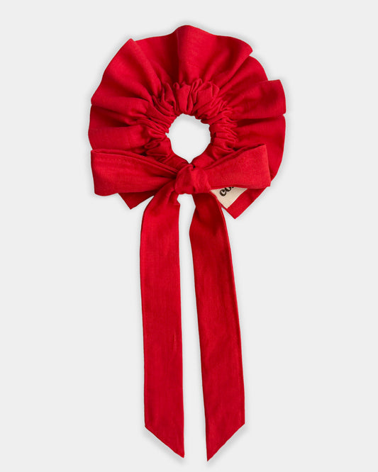 Heirloom Tie – Scarlet Linen