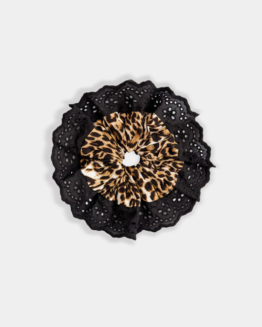 Noir Savannah Scrunchie