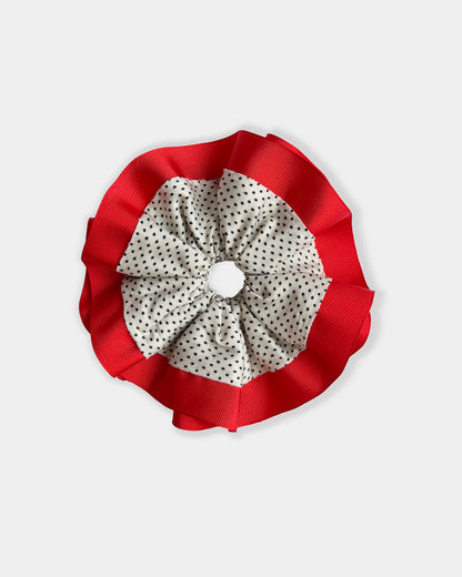 Red Polka Dot XL Scrunchie
