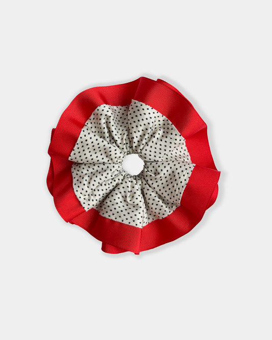 Red Polka Dot XL Scrunchie