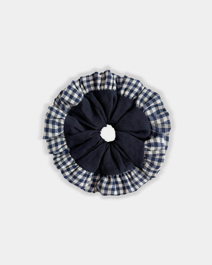 Azure Bloom Scrunchie