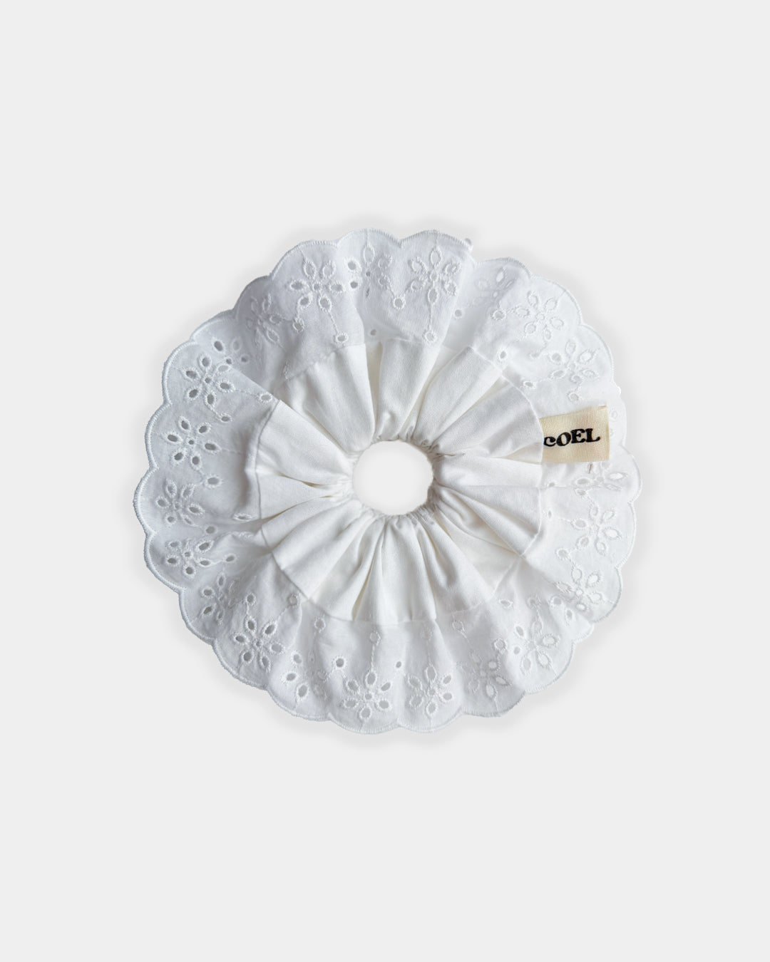 Ivory Blossom XL Scrunchie