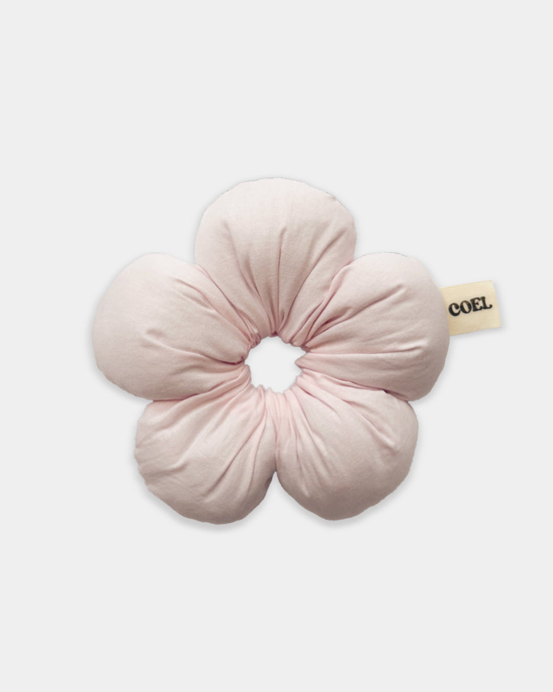 Powder Pink Flower Puff