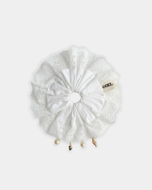Ivory Tide Scrunchie