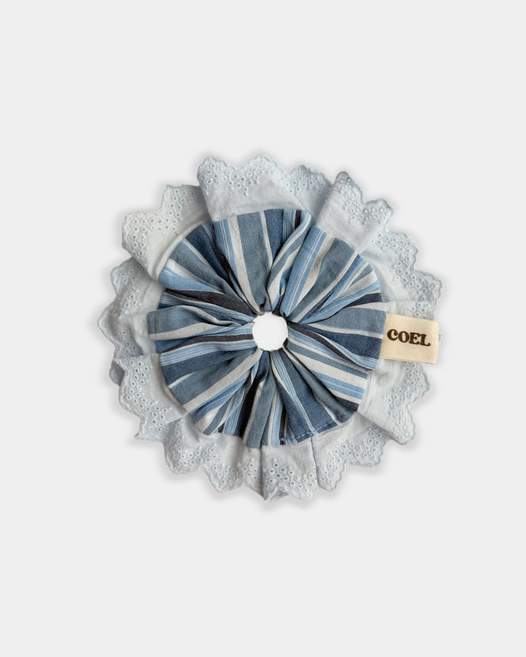 Azure Lace Scrunchie