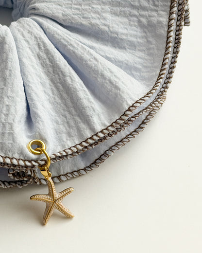 Seafoam Star Scrunchie