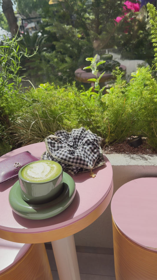 Parisian Check Scrunchie