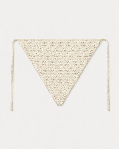 Blanche Crochet Kerchief