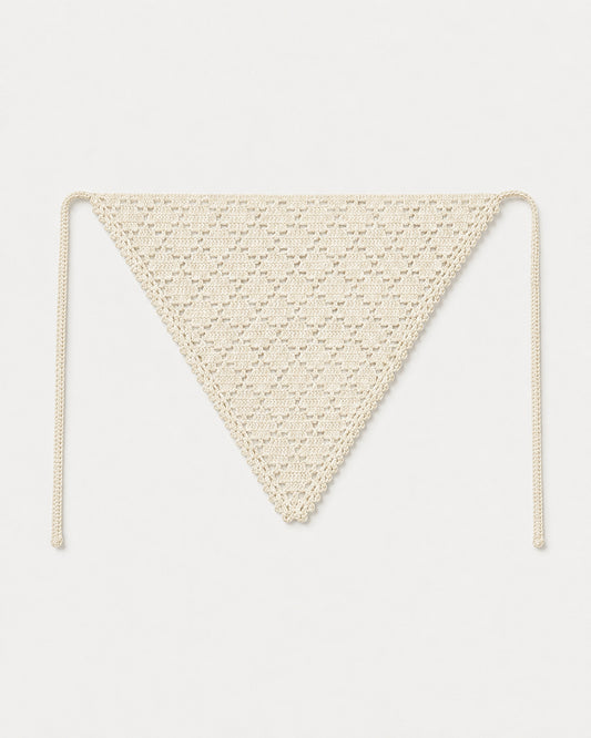 Blanche Crochet Kerchief