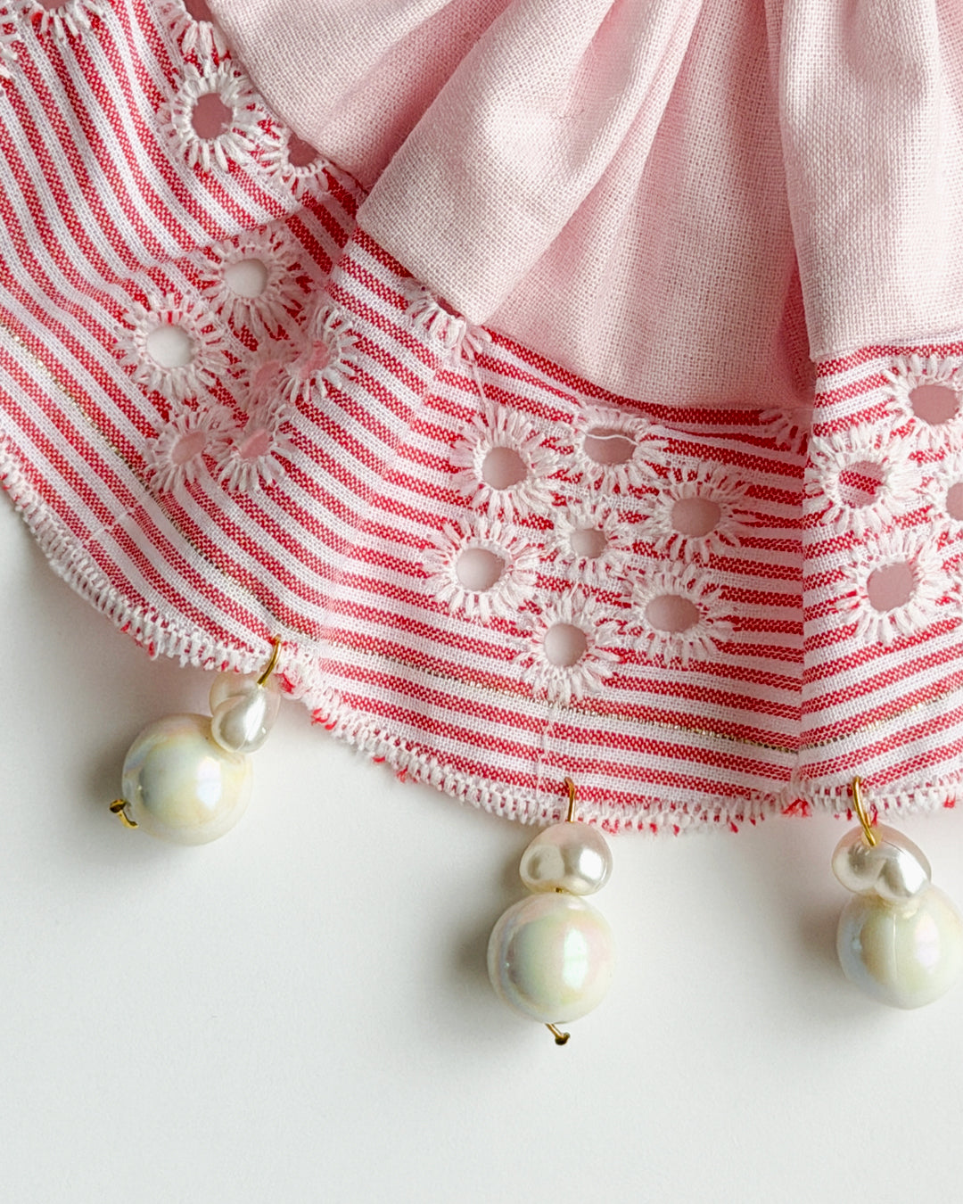 Rosewater Pearl Scrunchie